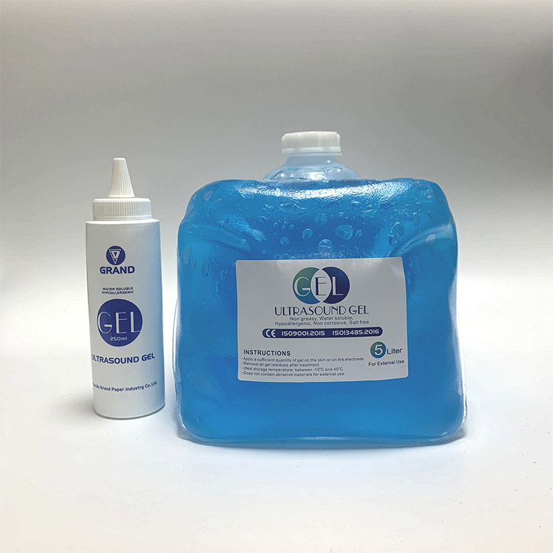 Διαφανές και μπλε τζελ